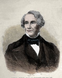 Portret van de Amerikaanse uitvinder Samuel Finley Breese Morse (1791-1872) door Unknown artist