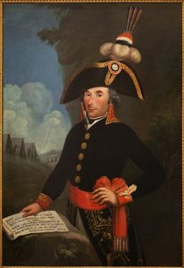 Portret van Andre Massena (1758-1817, hertog van Rivoli en prins van Essling, maarschalk van het keizerrijk), in uniform van divisiegeneraal