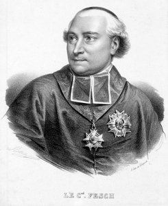 Portret van kardinaal Joseph Fesch, oom van Napoleon Bonaparte (1763-1839) door Unknown artist