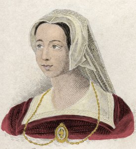 Portret van Catherine Parr (of Parre) door Unknown artist