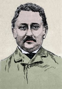 Portret van Cecil John Rhodes, Britse zakenman en koloniaal bestuurder. door Unknown artist
