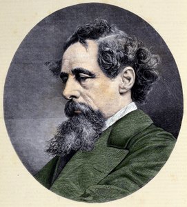 Portret van Charles Dickens (1812-1870), Engelse schrijver