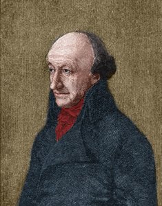 Portret van Christoph Martin Wieland (1733-1813) Duits dichter, vertaler en redacteur door Unknown artist