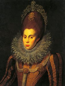 Portret van Elizabeth I van Engeland door Unknown artist