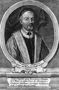 Portret van François Rabelais (1495 - 1553), Franse schrijver