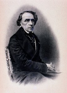 Portret van Giacomo Meyerbeer (gravure) door Unknown artist
