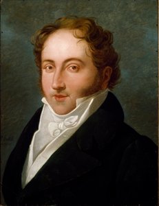 Portret van Gioachino Rossini, Italiaanse componist door Unknown artist