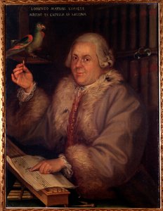 Portret van Giovanni Lorenzo Mariani, Italiaanse componist