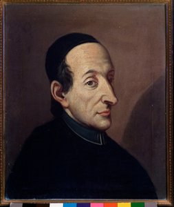 Portret van Giovenale Sacchi, Italiaanse musicoloog door Unknown artist