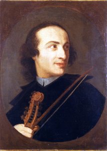 Portret van Giuseppe Tartini (1692 - 1770), Italiaanse violist en componist. Museo del Castello. Milaan door Unknown artist