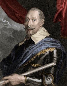 Portret van Gustaaf Adolf II (1594-1632), koning van Zweden - gravure - 19e eeuw
