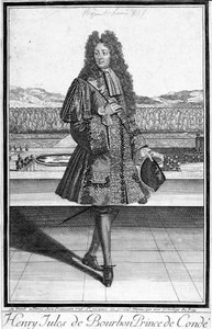 Portret van Henri Jules de Bourbon, Prins van Condé (Henri-Jules de Bourbon-Conde) (1643-1709). door Unknown artist