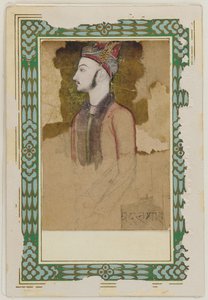 Portret van Ibrahim Adil Shah II, van Bijapur (overleden 1626) (?) door Unknown artist