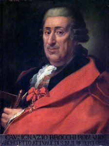 Portret van Ignazio Brocchi, architect