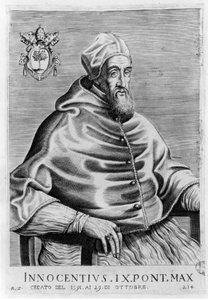 Portret van Innocentius IX (1519 - 1591)