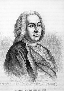 Portret van Joseph François Dupleix (1697-1763), Franse koloniale bestuurder door Unknown artist
