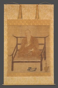 Portret van Kobo Daishi (Kukai) door Unknown artist