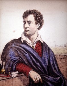 Portret van Lord George Gordon Noel Byron (1788-1824), 6e Baron, Britse dichter.