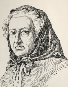 Portret van Louise Ackermann door Unknown artist
