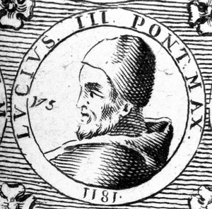 Portret van Lucius III (? - 1185)