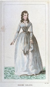 Portret van Madame Roland Franse politica door Unknown artist
