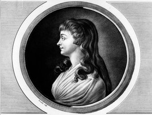 Portret van Marie-Jeanne Phelippon, vrouw van Roland de La Platiere door Unknown artist