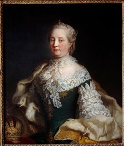 Portret van Maria Theresia van Oostenrijk door Habsburg-Lotharingen (Maria Theresia I van Hongarije) (1717-1780) Anoniem schilderij van de 18e eeuw. Nancy, Musée historique lorrain door Unknown artist