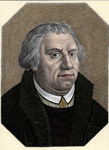 Portret van Maarten Luther (1483-1546) Duitse religieuze hervormer door Unknown artist