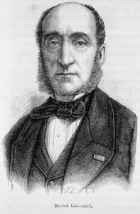 Portret van Michel Chevalier (1806-1879), Franse politicus en econoom door Unknown artist