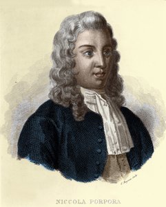 Portret van Nicola Antonio Porpora, Italiaanse componist (1686-1768).