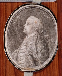 Portret van Pasquale Potenza (gravure)