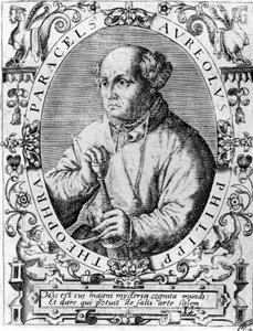 Portret van Philippus Aureolus Theophrastus Bombastus von Hohenheim Paracelsus door Unknown artist