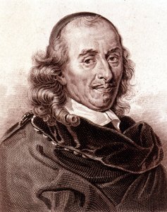 Portret van Pierre Corneille (1606 - 1684), Franse dramatische dichter.