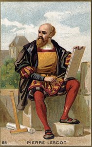 Portret van Pierre Lescot (1515 - 1578) Franse architect en schilder door Unknown artist