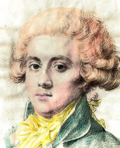 Portret van Pierre Victorien Vergniaud, Franse politicus Girondin (detail) door Unknown artist