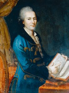 Portret van Pietro Verri (1728-1797), Italiaanse schrijver, filosoof en econoom, schilderij door een onbekende 18e-eeuwse kunstenaar door Unknown artist