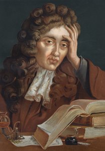 Portret van Robert Boyle (1627 - 1691), Ierse natuurkundige en chemicus. gebaseerd op 