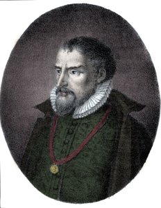 Portret van Roland de Lassus (circa 1531-1594), Franco-Vlaamse componist door Unknown artist