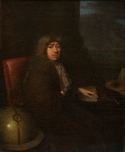 Portret van Samuel Pepys Circa 1673, Onbekende kunstenaar