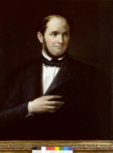 Portret van Saverio Mercadante (1795-1870), Italiaanse componist door Unknown artist