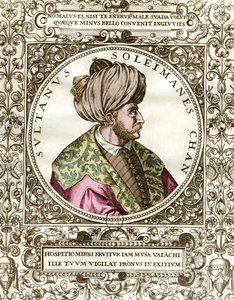 Portret van Soliman de Grote (1494 - 1566) Sultan Ottomaans door Unknown artist