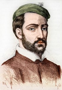 Portret van Theodore Gericault, Franse schilder (1791 - 1824) - in 