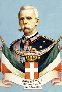 Portret van Umberto 1e koning van Italië (Humbert I) door Unknown artist