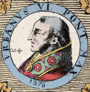 Portret van Urbanus VI (Bartolemeo Prignano) door Unknown artist