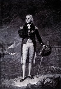 Portret van Burggraaf Horatio Nelson (1758-1805), Britse admiraal door Unknown artist