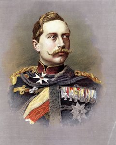 Portret van Willem II (1859 - 1941) door Unknown artist