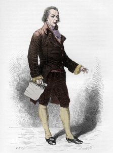 Portret van William Pitt de Jongere (1759-1806) - Portret van William Pitt le Jeune (1759-1806) - Gravure in 