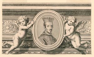 Portret van een kardinaal door Unknown artist