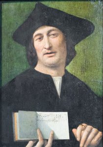 Portret van een zanger door Unknown artist
