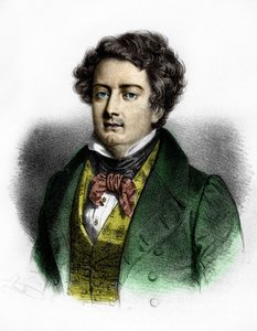 Portret van de Franse tenor Adolphe Nourrit (1802-1839)